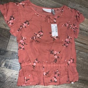 Girl’s Floral Top